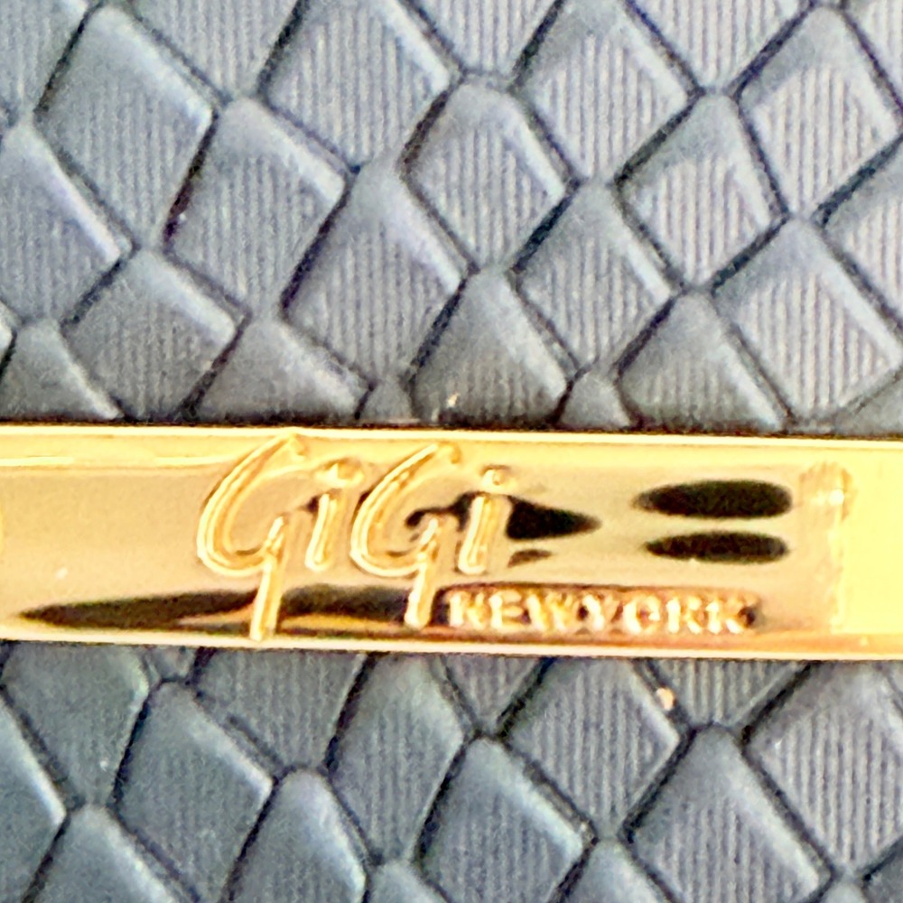 Gigi New York Python Embossed Foldover Tassel Cro… - image 2